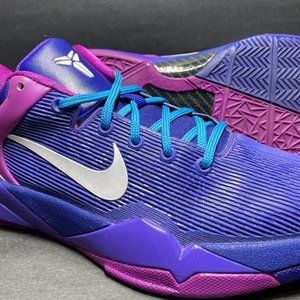 Nike Zoom Kobe VII Jellyfish 505399-400 Blue Lace Size 10